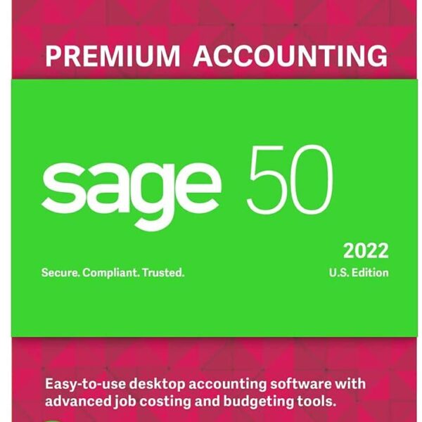 Sage Software Sage 50 Premium Accounting 2022 - Instant Download for Windows