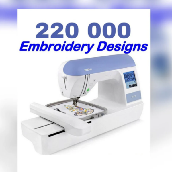New 220,000 embroidery Designs-machine pattern