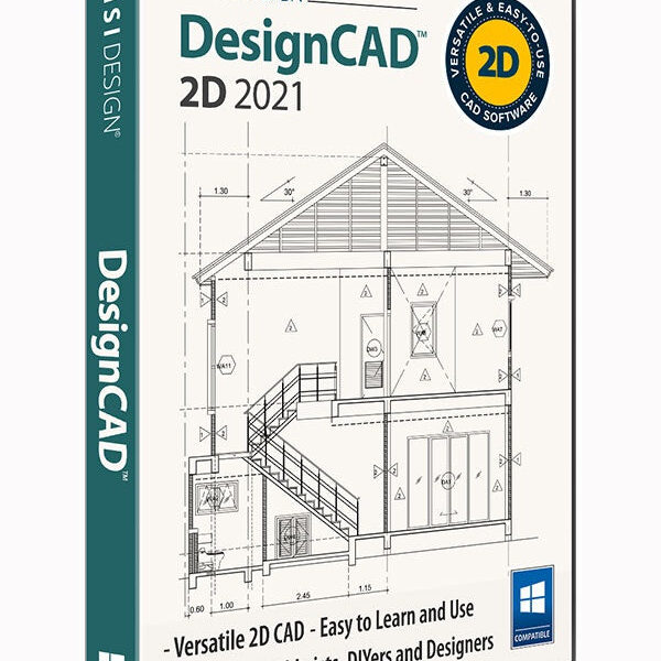 DesignCAD 2D 2021 - Instant Download for Windows