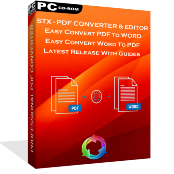 PRO STX PDF Converter Viewer & Editor Easy Convert + Edit Word to PDF Text DVD LIFETIME ACTIVATION